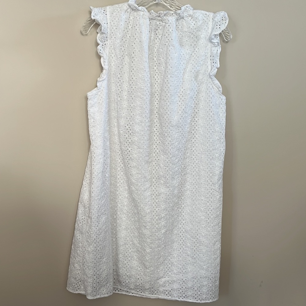 & Other Stories White Eyelet Mini Dress - Picture 4 of 14